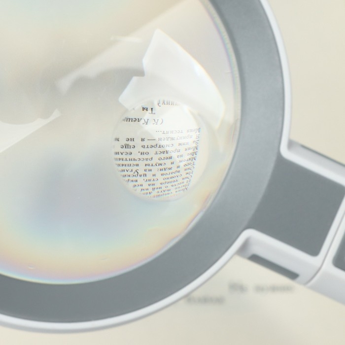 Лупа складная на подставке, кратность 5,11, линза 65мм Лупа складная на подставке, кратность 5,11, линза 65мм