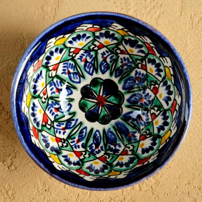 Набор пиал Риштанская Керамика 9,5см, 6 шт в подарочной упаковке Набор пиал Риштанская Керамика 9,5см, 6 шт в подарочной упаковке