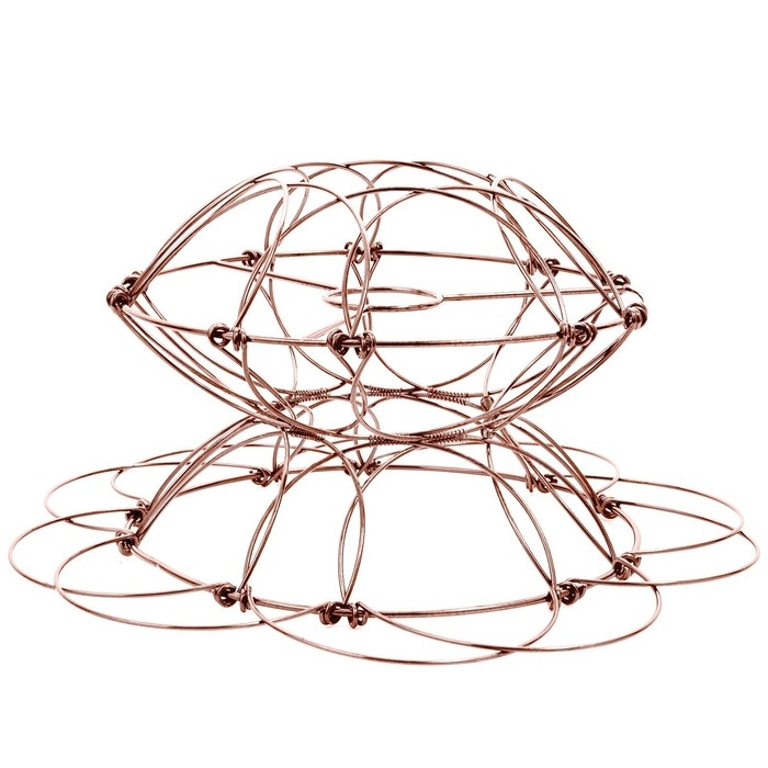 Светильник BayerLux 1671/1 E27 40Вт медь 28х28х30-130 см