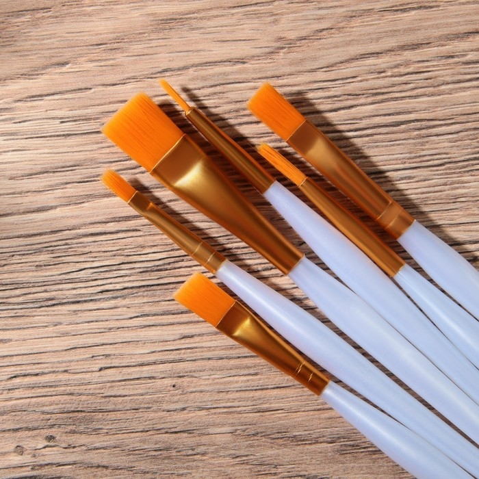 Кисть для рисования набор 6 шт. синтетика №1,2,3,4,5,6 «Называй меня искусством» Кисть для рисования набор 6 шт. синтетика №1,2,3,4,5,6 «Называй меня искусством»