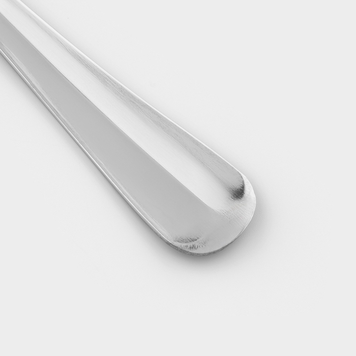 Ложка столовая «Уют», длина 19,5 см, толщина 1,8 мм, цвет серебряный Ложка столовая «Уют», длина 19,5 см, толщина 1,8 мм, цвет серебряный