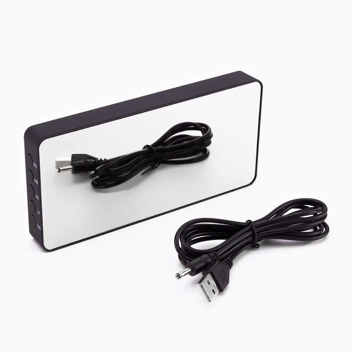 Часы электронные настольные, с подвесом, белая индикация, 7.5 х 15.5 см, от USB Часы электронные настольные, с подвесом, белая индикация, 7.5 х 15.5 см, от USB