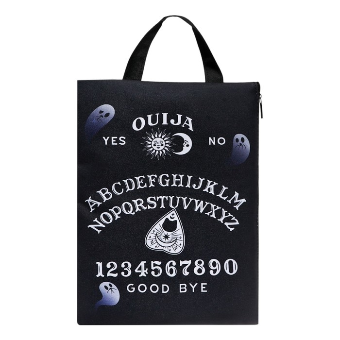 Папка для тетрадей А4, 330 х 250 х 10 мм, молнии сверху, с ручкой, текстильная, Феникс+ Папка для тетрадей А4, 330 х 250 х 10 мм, молнии сверху, с ручкой, текстильная, Феникс+ "Милая готика"