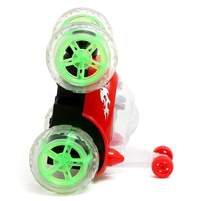 Перевёртыш радиоуправляемый «Трюкач», подсветка колёс, работает от аккумулятора, цвета МИКС Перевёртыш радиоуправляемый «Трюкач», подсветка колёс, работает от аккумулятора, цвета МИКС