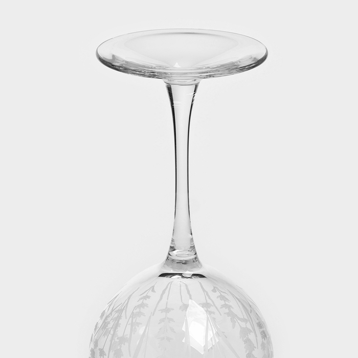 Набор стеклянных фужеров «Лаванда», 350 мл, 6 шт Набор стеклянных фужеров «Лаванда», 350 мл, 6 шт