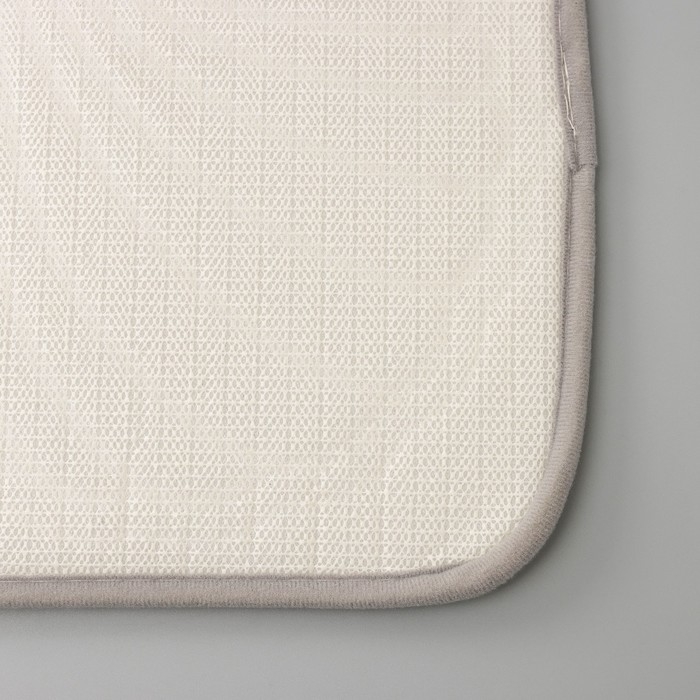 Набор ковриков для ванной и туалета Доляна «Морское дно», 3 шт: 50×80, 50×40, 38×43 см, цвет серый Набор ковриков для ванной и туалета Доляна «Морское дно», 3 шт: 50×80, 50×40, 38×43 см, цвет серый