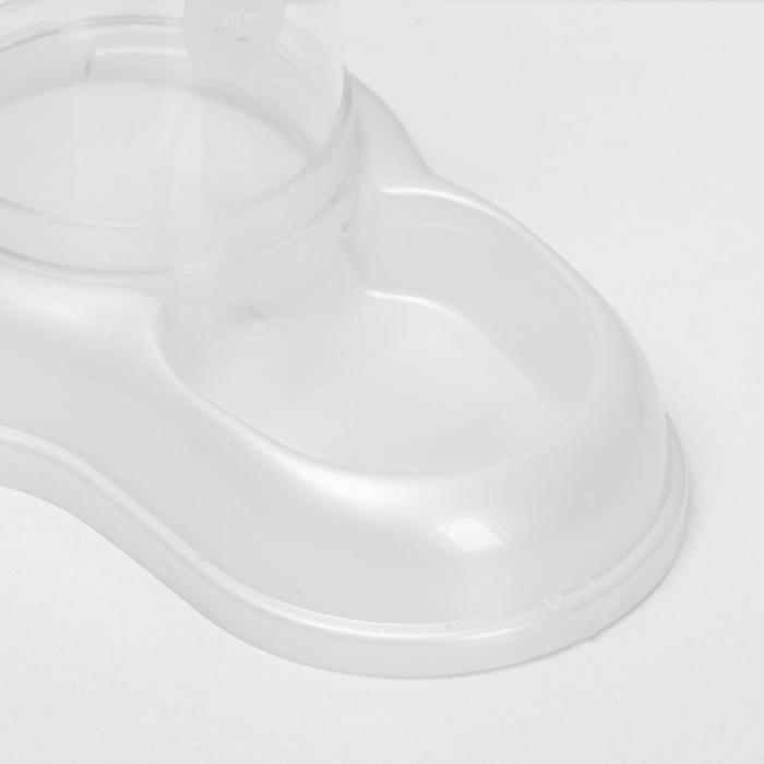 Автопоилка/автокормушка 0,6 л, белая перламутр Автопоилка/автокормушка 0,6 л, белая перламутр