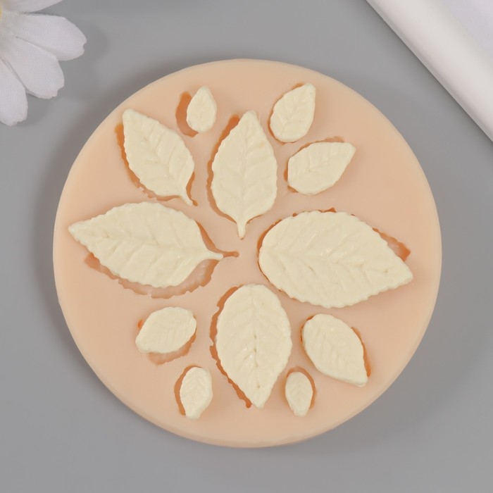 Молд силикон Молд силикон "Листья" 0,7х1 см -2,3х3,6 см МИКС