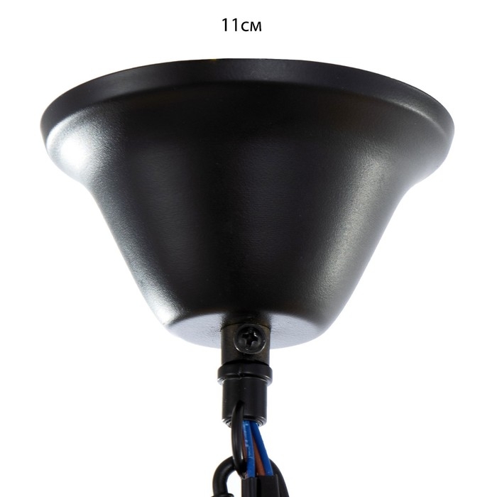 Люстра Люстра "Мейлед" 3хЕ27 черный 40х42х64см BayerLux