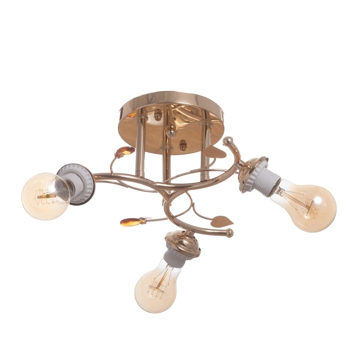 Люстра Люстра "Грета" бп 3х40Вт Е27 Золото МОДЕЛЬ: 2600553