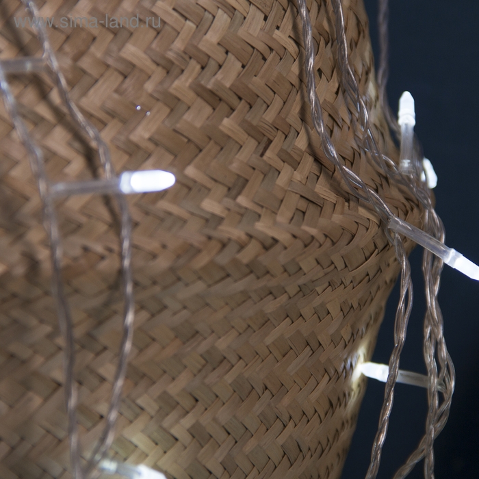 Гирлянда «Нить» 5 м с насадками «Игла», IP20, прозрачная нить, 50 LED, свечение белое, 8 режимов, 220 В Гирлянда «Нить» 5 м с насадками «Игла», IP20, прозрачная нить, 50 LED, свечение белое, 8 режимов, 220 В