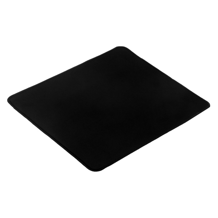 Коврик для мыши, игровой, 25x29x0,2 см, оверлок, чёрный Коврик для мыши, игровой, 25x29x0,2 см, оверлок, чёрный