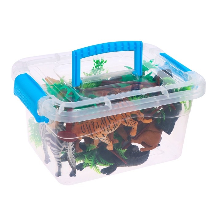 Набор животных «Зоопарк», с ковром