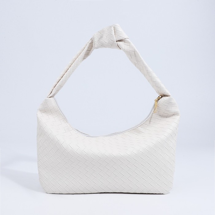 Сумка-багет на молнии, цвет белый Сумка-багет на молнии, цвет белый