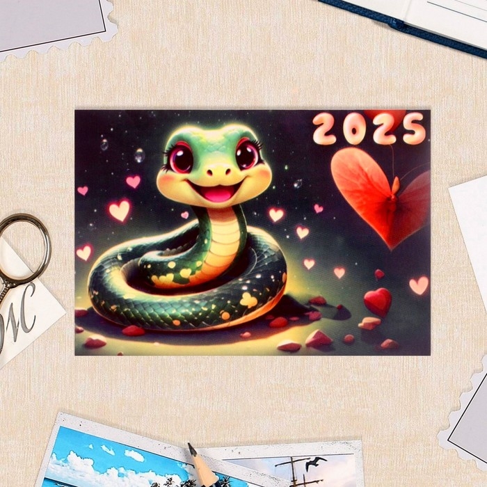 Набор карманных календарей Набор карманных календарей "Символ года - 1" 2025 год, 7 х 10 см, 15 штук