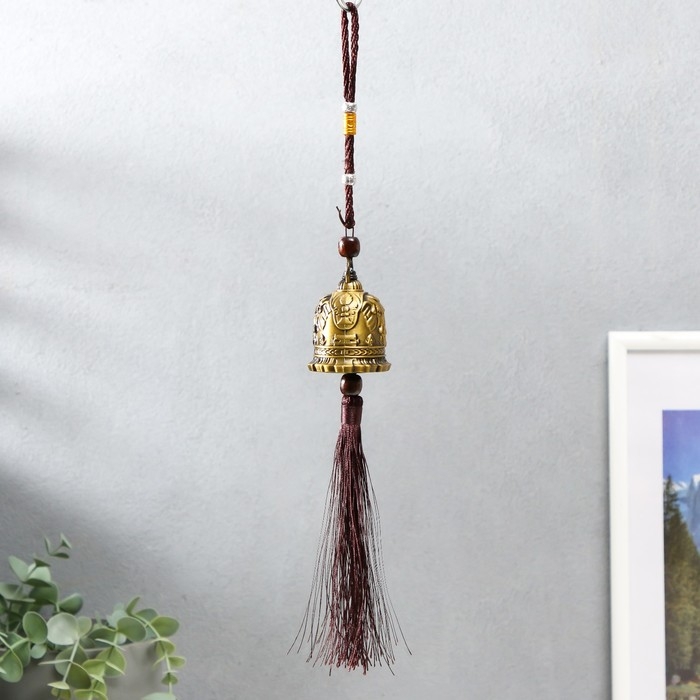 Колокольчик металл  Колокольчик металл "Головы слонов на колоколе" 4х4х31 см