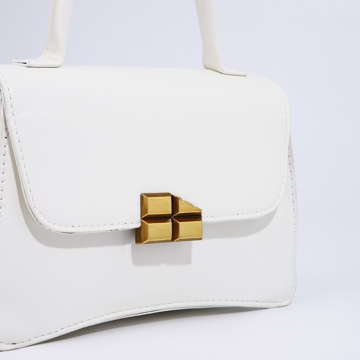 Сумка-мессенджер на магните, цвет белый Сумка-мессенджер на магните, цвет белый