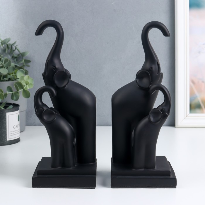 Держатели для книг  Держатели для книг "Слоны" набор 2 штуки 25,5х10,5х10,5 см