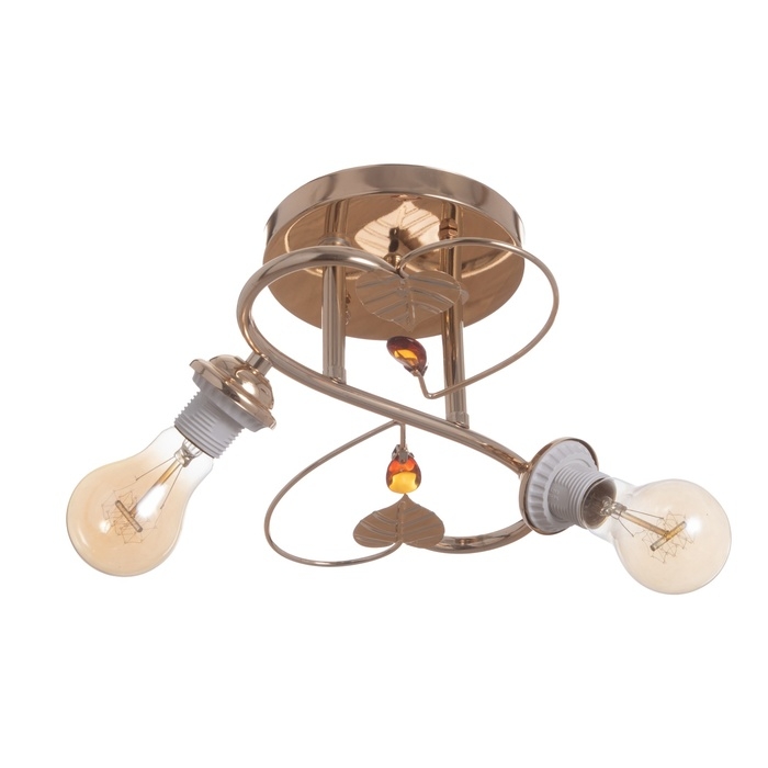 Люстра Люстра "Дорис" бп 2х40Вт Е27 Золото МОДЕЛЬ: 2679462