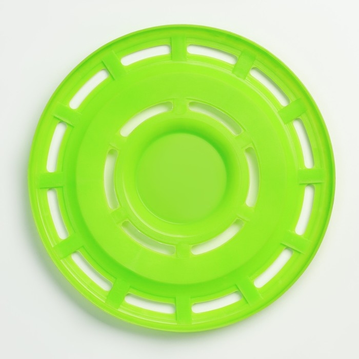 Фрисби, летающая тарелка, d-23 см, зеленая Фрисби, летающая тарелка, d-23 см, зеленая