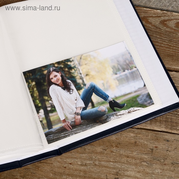 Фотоальбом Fotografia на 100 фото, 15x21 см Фотоальбом Fotografia на 100 фото, 15x21 см "Классика" синий