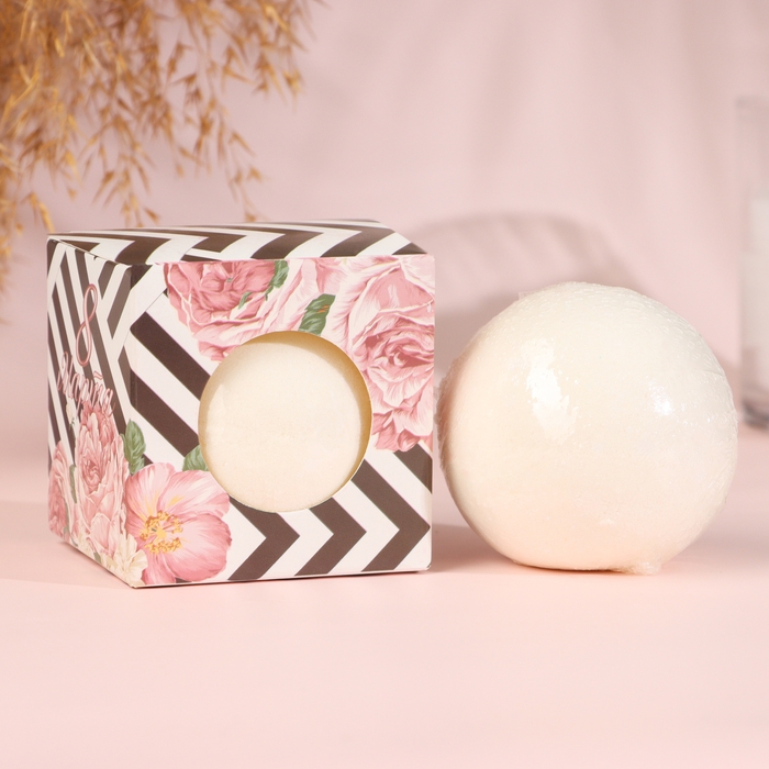 Бомбочка для ванны Бомбочка для ванны "С 8 марта, полосы"