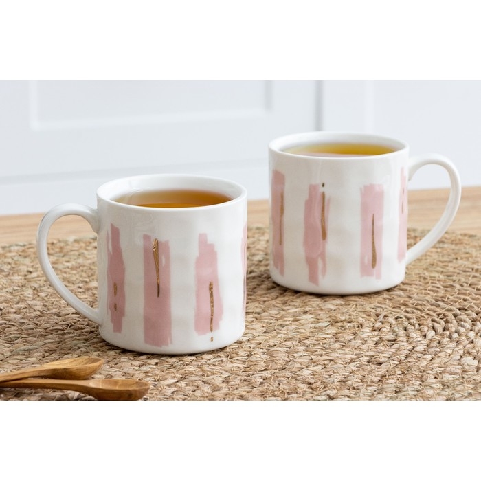 Кружка керамическая «Нежость», 350 мл, цвет белый Кружка керамическая «Нежость», 350 мл, цвет белый