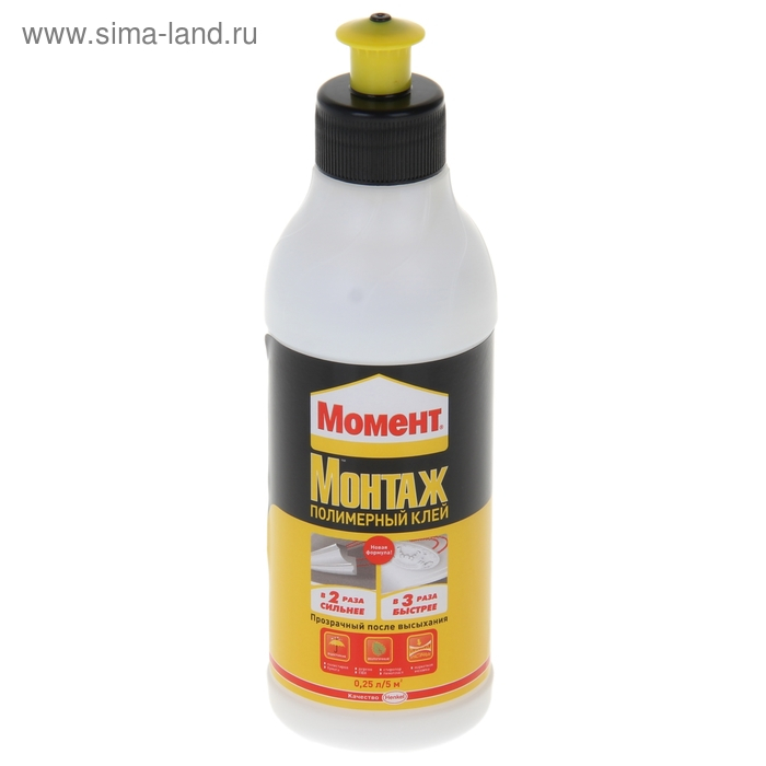 Клей  Клей "Момент" Монтаж, полимерный, 250 мл