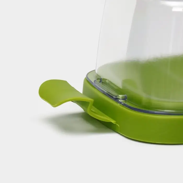 Маслёнка Martika &laquo;Летиция&raquo;, пластик, 16.3&times;10.1&times;6.5 см, оливковая