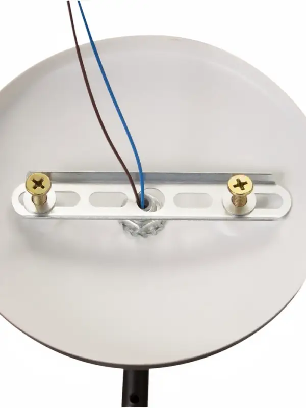 Бра настенное BayerLux &laquo;Джина&raquo;, 1хЕ27, 40 Вт, черно-бежевый, 22&times;15&times;16 см