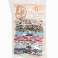 Заколка - автомат для волос QF &laquo;Велия&raquo; сияние, 9 см, МИКС