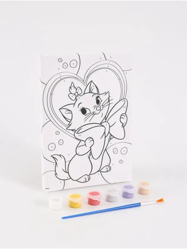 Картина по номерам для детей &laquo;Кошечка Мари&raquo;, 21&times;15 см, Коты Аристократы