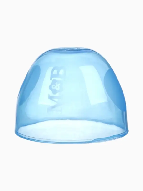 Поильник детский M&B &laquo;Джентльмен&raquo; с твёрдым носиком, от 9 мес., 140 мл., с ручками, голубой