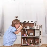 Домик для кукол "Варя", с мебелью, ЛХДФ