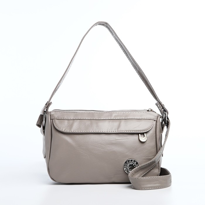 Сумка кросс-боди на молнии, цвет серый Сумка кросс-боди на молнии, цвет серый