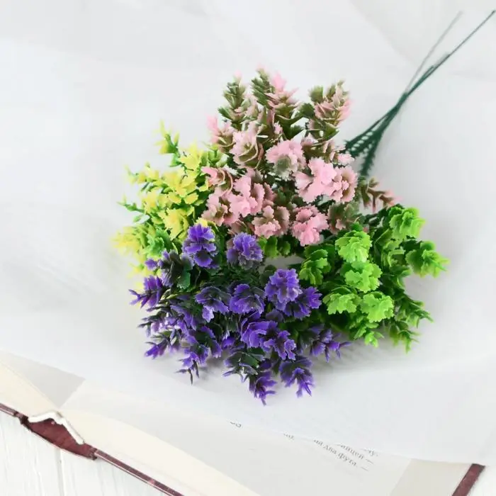 Букет искусственный «Волнистые листочки», 17 см, МИКС Букет искусственный «Волнистые листочки», 17 см, МИКС