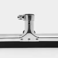 Водосгон для пола, основание нержавеющая сталь, стяжной хомут, 55 см