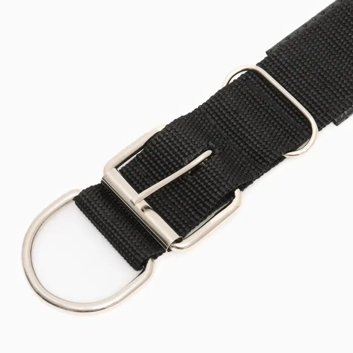 Ошейник &laquo;Комфорт&raquo;, 60&times;4 см, ОШ 45-55 см, комбинированный, чёрный