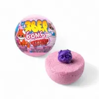 Бомбочка для ванн с игрушкой &laquo;Звер бомб&raquo; аромат клубники, 130 г