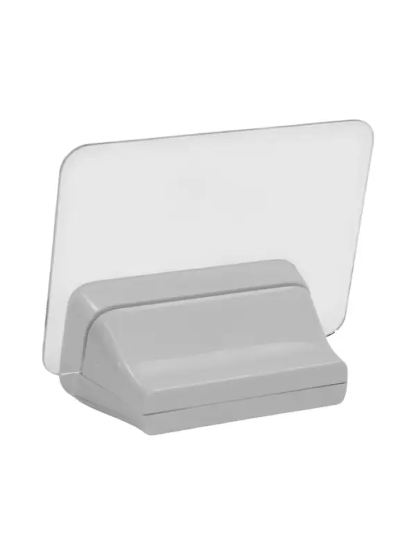 Часы - будильник электронные &laquo;Послание&raquo;, настольные, с маркером, подсветка зелёная, белые