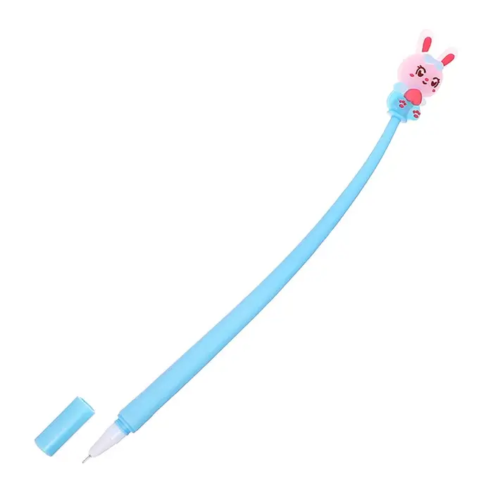 Ручка - прикол гелевая «Зайка», синий стержень, МИКС