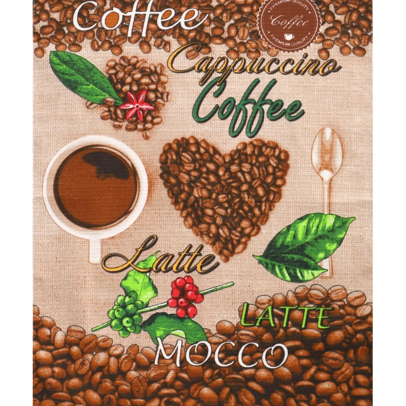 Набор полотенец 45х60- 3 шт., вафля 160 гр/м2, Коф. изобилие ассорти