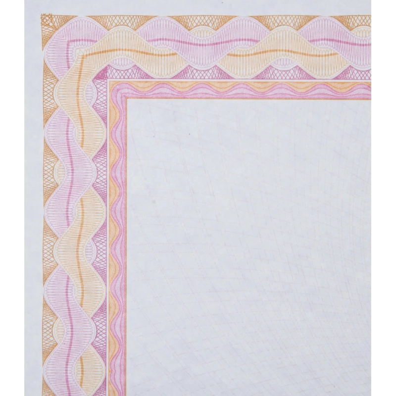 Сертификат-бумага А4 Attache 50 шт/уп красная рамка спираль ID7