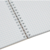 Тетрадь общая Attache,120л,клет,А5,спир,обл.лак.карт