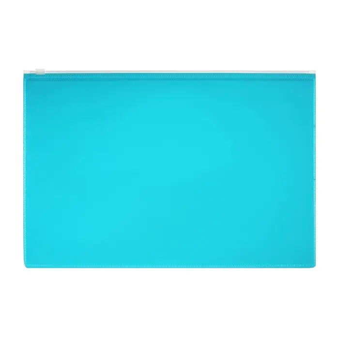 Набор папок-конвертов на ZIP-молнии A4, 180 мкм, Calligrata &laquo;Акварель&raquo;, полупрозрачные, 5 штук, МИКС