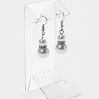 Подставка под серьги, кольцо, 4&times;4&times;9.5 см, оргстекло 1.5 мм