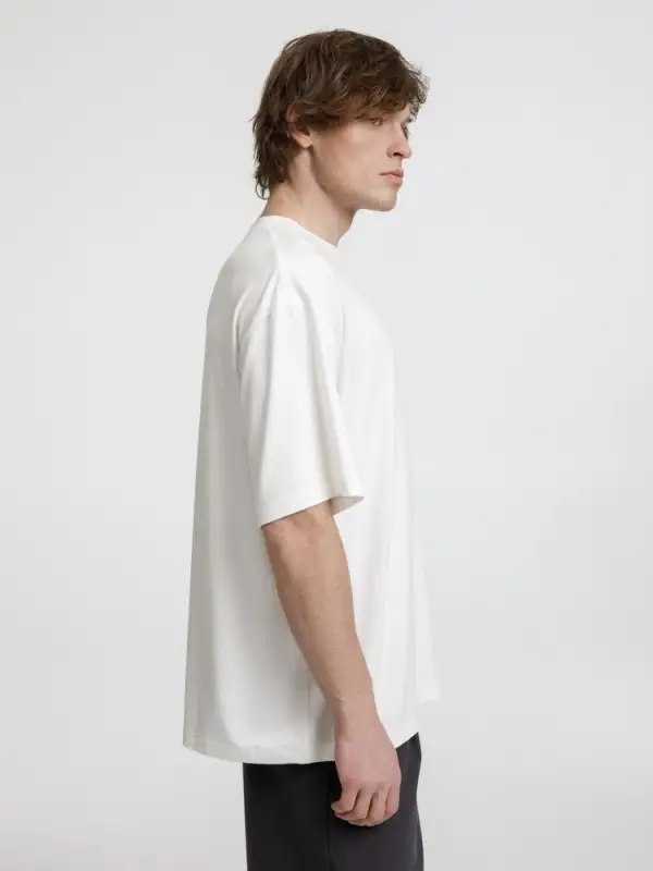 Футболка оверсайз унисекс Lavinia, белая, размер XS/S