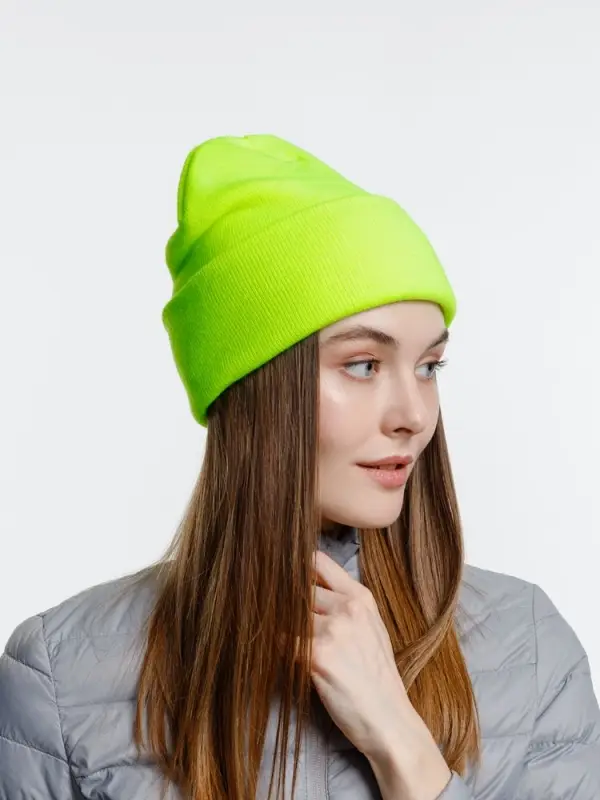 Шапка Urban Flow, салатовый неон