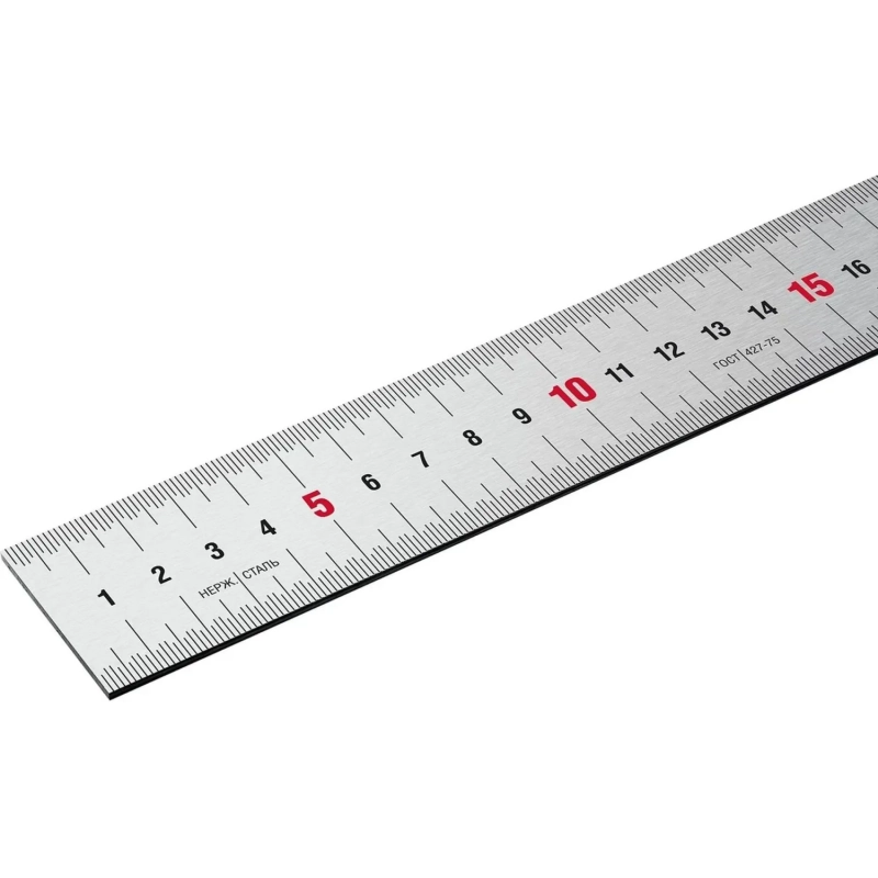 Линейка усиленная нержавеющая ЗУБР  Про-100, длина 1.0 м (34280-100)