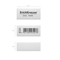 Ластик Erich Krause, Nice Thing, 40 х 19 х 15 мм, средней жёсткости, гипоаллергенный
